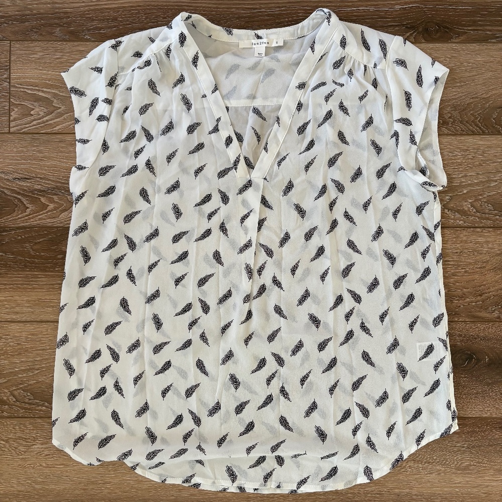 White Feather Top